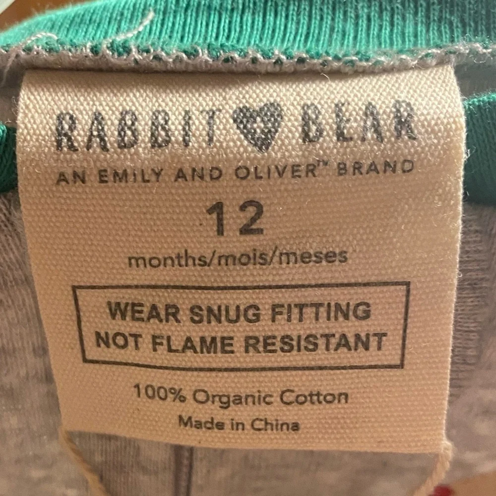 My First Christmas organic embroidered full zip onesie